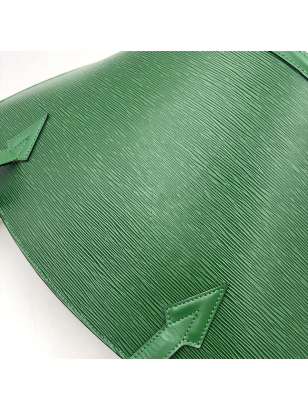 Louis Vuitton Sun Jack Shopping Epi Borneo Green Leather Shoulder Bag Gold - Picture 9 of 15
